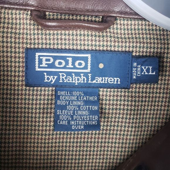 Polo Ralph Lauren Vintage Butter Soft Genuine Leather Jacket XL - Picture 14 of 16